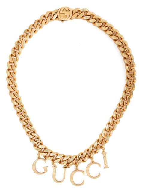 dainty gucci necklace|farfetch gucci necklace.